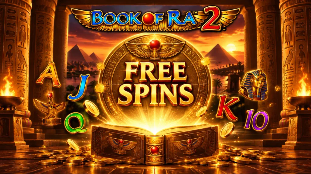 Book of Ra Free Spins and expanding symbol feature